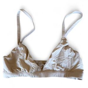 SKIMS Wireless Triangle Bralette in Clay
